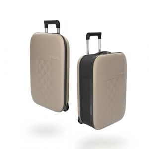 Valise cabine hybride pliable Flex Vega 55 cm Warm Grey