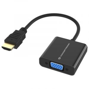 Conceptronic Adaptateur HDMI vers VGA ABBY20B 1080P 25 cm Noir