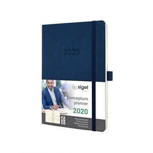 Image de Sigel C2032 - COMMUTATEUR KVM - Agenda semainier 2020 Conceptum, couverture souple, 13, 5 x 21 cm, bleu foncé