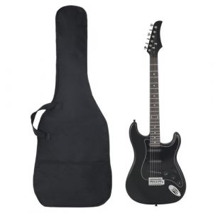 VidaXL Guitare électrique pour débutants avec sac noir 4/4 39