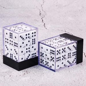Epic Forge-Dé 6 Faces- Lot de 36 dés- 12mm- Blanc
