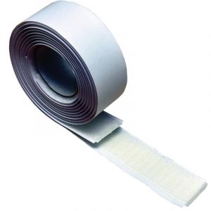 Velcron - Velcro autocollant - 25 mm x 1 m - blanc