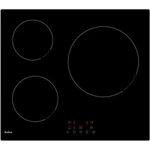 Amica Ai3531 Table de cuisson à induction 60cm 3 feux 6200w noir