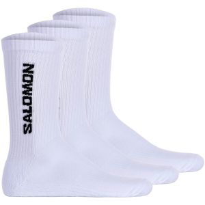 Salomon Chaussettes 3 paires everyday crew blanc unisex