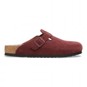 Birkenstock Sandales Boston BS Suede Leather Zifandel