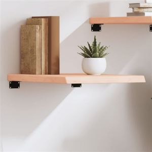 Image de VidaXL Étagère murale 40x60x(2-4) cm bois de chêne massif non traité