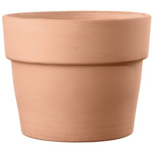 Deroma Pot Perfetto blanc terre cuite ø24 5 cm