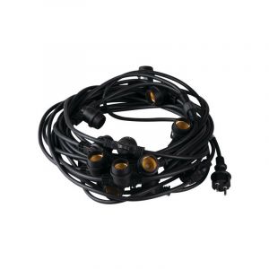 Kanlux Pour 1 ampoule E27 &eacute;tanche IP44 Noir