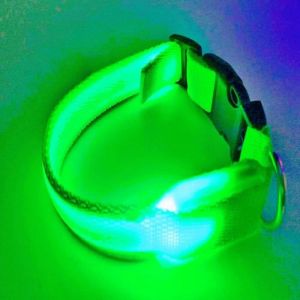 Collier lumineux led rechargeable pour chien collier lumineux réfléchissant réglable