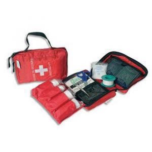 Visiodirect Trousse premiers secours sp&eacute;cial v&eacute;hicules pour 1 &agrave; 4 personnes