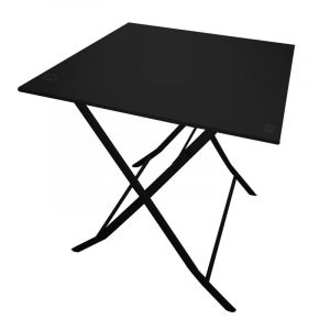 Table de Jardin Pliante "Palerme" 70cm Noir Prix