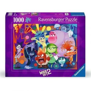 Ravensburger Puzzle 1000 pi&egrave;ces : Inside Out 2, Puzzles pour Adultes et Enfants +14 Ans, Inside Out Caract&egrave;res, 70x50cm