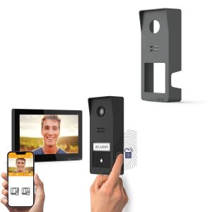 Extel Kit visiophone sans fil connect&eacute; Wave 3 + coque graphite