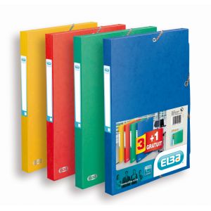 Elba 3 boîtes en cartons + 1 gratuite, 24x32cm, dos 2,5cm
