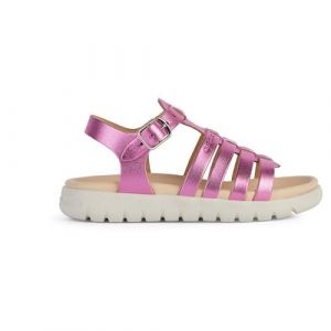 Geox J Sandal Soleima Gir, Fuchsia, 31 EU