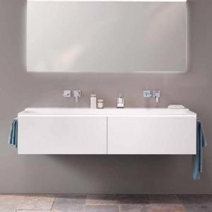 Geberit Keramag Xeno 2 lavabo sans trou pour robinet, sans trop-plein, 140x48cm, blanc, 500276001 - 500.276.00.1