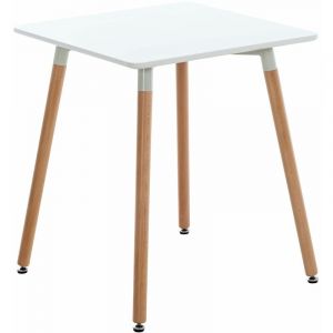 CLP Table de Cuisine Viborg blanc Ø 60 cm