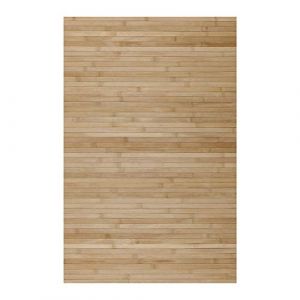 Tapis antidérapant en Bambou naturel, Brun clair, 140 x 200cm