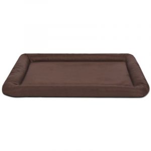 Matelas lit panier pour chiens animaux de compagnie taille L marron 02_0001594