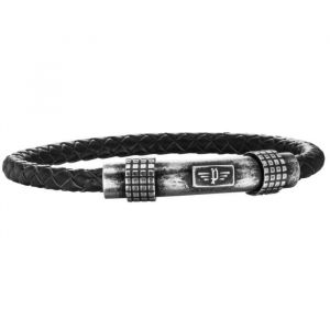 Police Men's Bracelet S14ALB02B Leather 19 cm