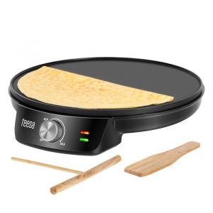 Teesa Cr&ecirc;pi&egrave;re &eacute;lectrique 30 cm noire 1200 W