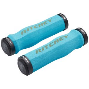 Image de Ritchey WCS Ergo True Grip - Grips - Lock-On bleu/turquoise Poignées standards