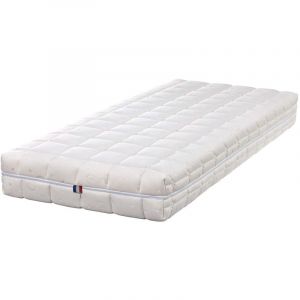 Image de Matelas 20 cm 160x200 Ferme Mémoire de Forme + Poli Lattex Indéformable Dèhoussable 4 Côtés Lavable 30 ° 160 200