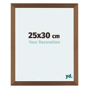 Yd. - Your Decoration - 25x30 cm - Cadres Photo en mdf Avec Verre acrylique - Anti-Reflet - Excellente Qualité - Cuivre Décor - Cadre Decoration