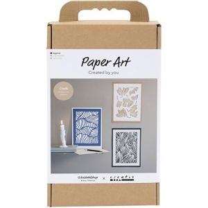 Craft Kit Paper Art, off white, 1 pack