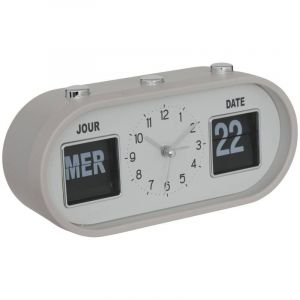 Atmosphera Réveil Edouard crème 20x9,5cm créateur d'intérieur