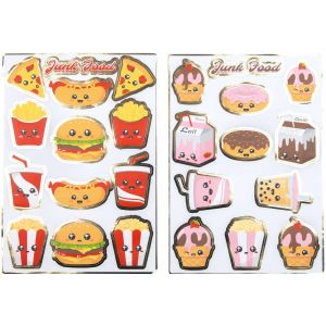 Ruedelafete Stickers Junk Food x 25