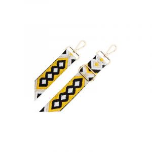 Bbc Bandouli&egrave;re Br&eacute;silienne Avec Mousqueton Dor&eacute; - Couleur : Jaune - Mod&egrave;le : Universel