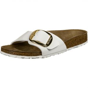 Birkenstock Madrid Big Buckle, 40 EU, femme, blanc