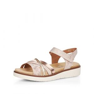 Rieker Remonte Damen D2058 Sandalen, Sandale Femme, Rosa, 39 EU