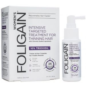 Foligain Lotion pour la Repousse des Cheveux Femmes - Trioxidil 10%