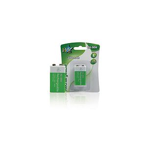 Pile rechargeable 6LR61 - 200 mAh - 9V (à l'unité)