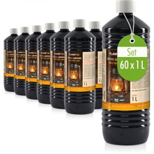 H&ouml;fer Chemie Flambiol Huile de paraffine pour lampe flambiol - inodore en bouteille de 1 l 60 l (en)