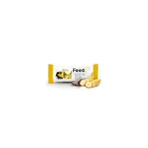 Feed SAS Barre repas saveur banane-chocolat, sans lactose et sans gluten, vegan