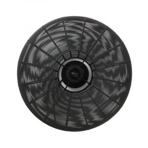 Light & Living Plafonnier Bahoto - Ø40cm - Noir mat - Design industriel moderne - Prise E27