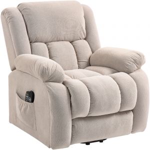 MH Fauteuil releveur massant inclinable ELEONORA beige