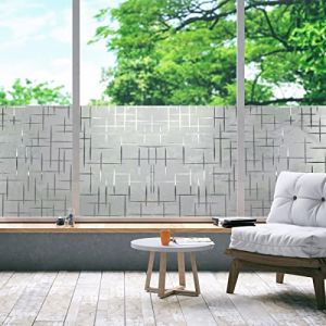 Ambiance Sticker Rouleau Adhésif Occultant Étoiles Design pour Fenêtre - Film Anti Regard Electrostatique Occultant Vitre Anti UV - H45 cm x L6 m