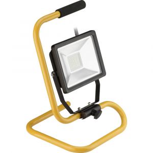 Goobay Projecteur LED extérieur blanc lumière du jour 30 W noir, jaune