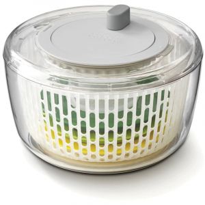 Joseph joseph Duo Set de pr&eacute;paration de salade multi-usages 3 pi&egrave;ces, essoreuse &agrave; salade, r&acirc;pe et &eacute;minceur, Multicolore