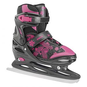 Roces Fille Jokey 3.0 Fille Ice skates, Noir-Rose, 34-37 EU
