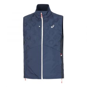 Asics Road Winter vêtement running homme Bleu marine - Taille S