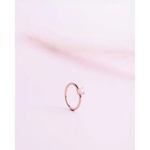 Bague athena pink quartz rose