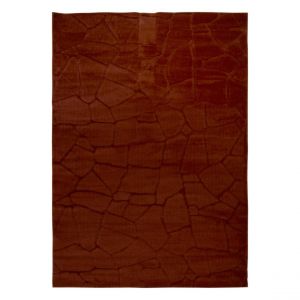 Tapis ambre fausse fourrure Onina
