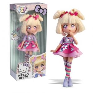 Hello Kitty - 4SF, Poupée, 20 cm, Modèle Candy Unicorns, pour Les Enfants dès 6 Ans, HKTF04