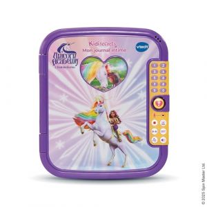 Vtech KidiSecrets Mon Journal Intime L'École des Licornes - Journal Intime Électronique avec Code, Carnet Secret, Feutre et 5 Jeux Unicorn Academy - Cadeau Enfant Dès 5 Ans - Contenu en Français