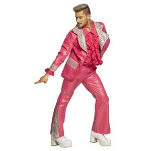 Boland Costume Disco King hommes rose rose 3 pi&egrave;ces